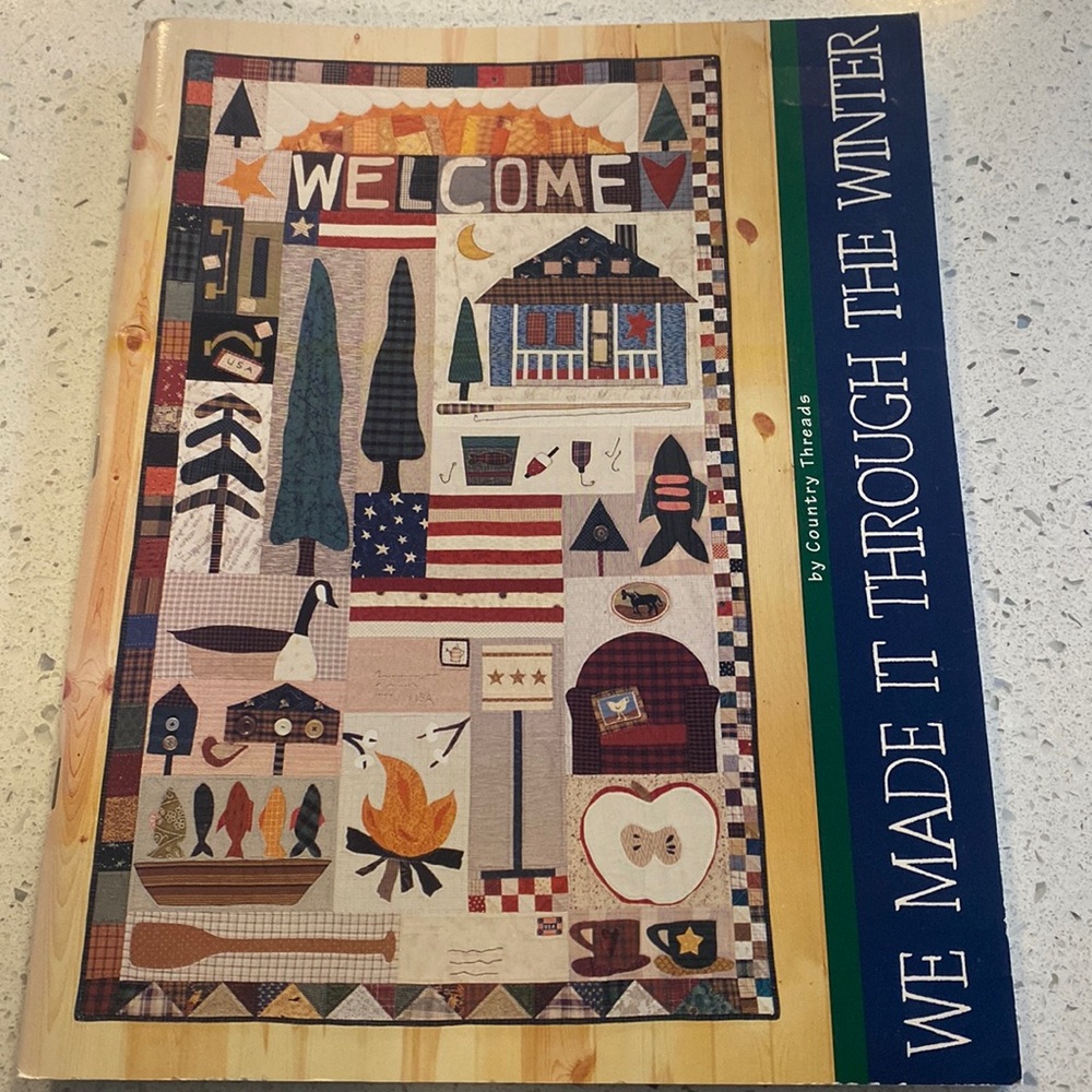 We made it through the winter quilt pattern book